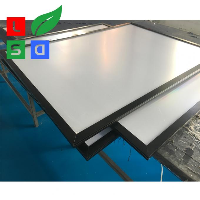 Aluminum Ultra Slim LED Snap Frame Light Box For Indoor Poster Display