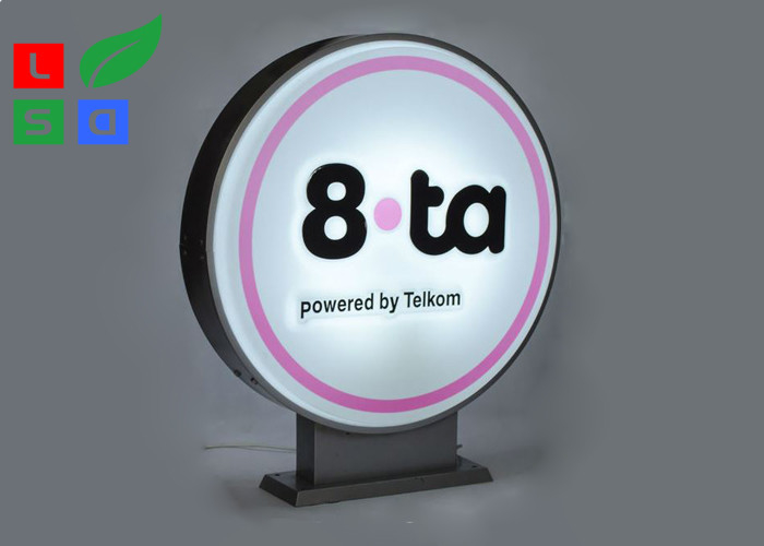 600mm Diameter Led Display Acrylic Light Box Double Sided For 600mm Diameter Led Display Acrylic Light Box Double Sided For Outdoor Branding