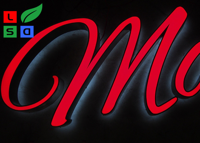 Wall Mounting Custom Channel Letter Signs Colorful Visible Led Outdoor Lighted Letters