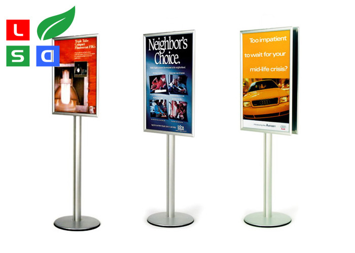 Freestanding Pole Trade Show Displays Snap Frame Durable Portable