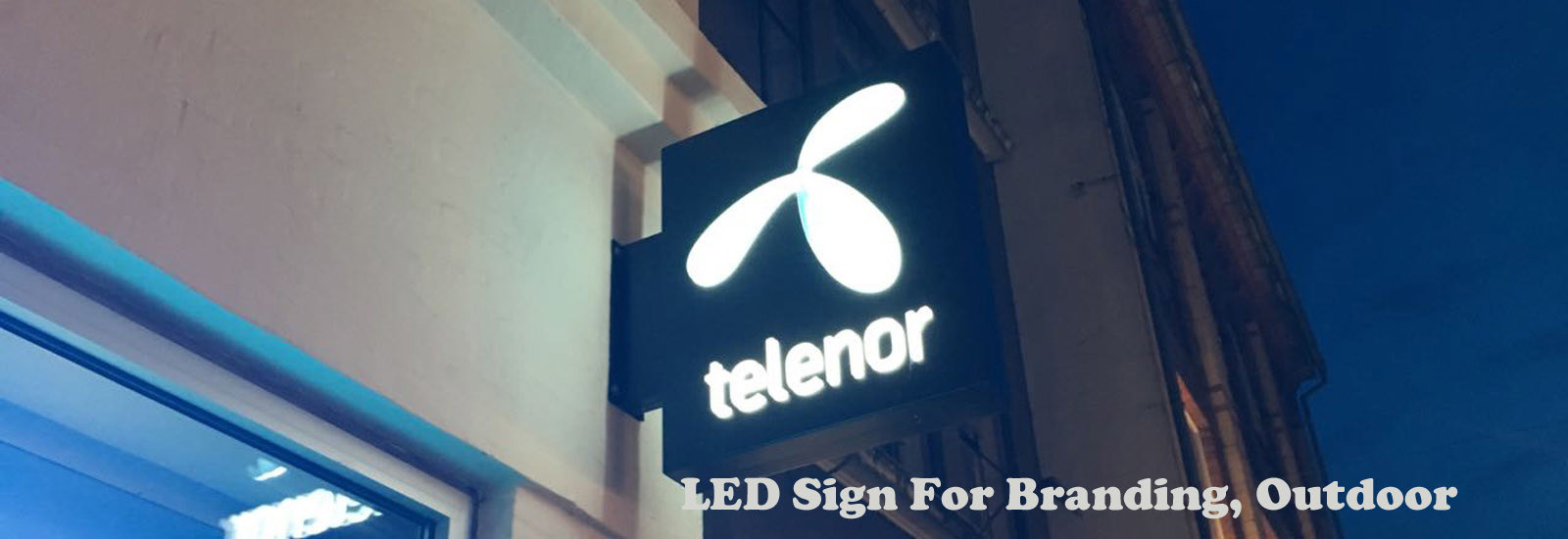 Quality LED Shop Display & LED Blade Sign factory from China