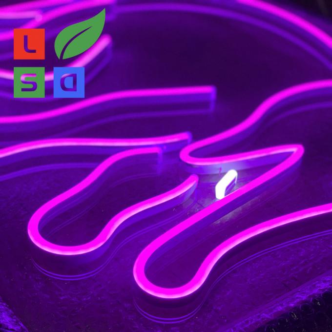 Custom Purple LED Neon Signs 3D Letters For Home Party Decoration ...