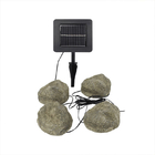 Outdoor Simulation Stone Solar String Lights Waterproof for Home Park Courtyard Balcony Ambient