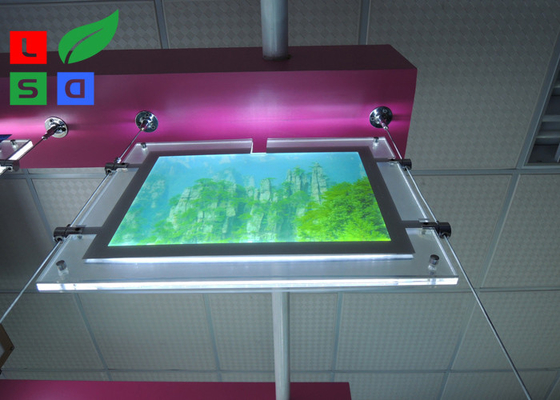 Thickness 10mm Crystal Display Light Box , Safe Power DC 12V LED Light Box Display