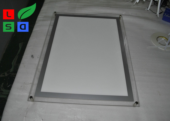 10.8 Watt 8mm A1 A2 Led Acrylic Light Box Single Sided For Shop Poster Display