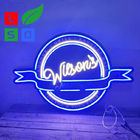 Custom Sized IP65 Restaurant LED Neon Signs 100~240V Wall Hanging Colorful