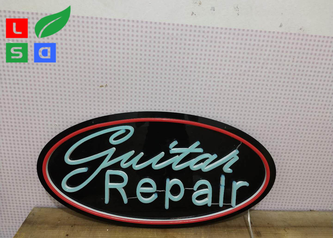 Custom Made Acrylic Neon Signs 12V Led Custom Neon Light Sign 3d Letters For Repair Shop