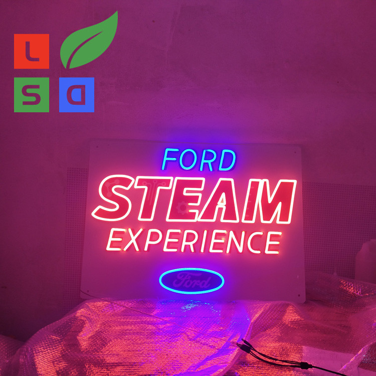 High quality colorful animate custom neon light signs 3d led neon sign
