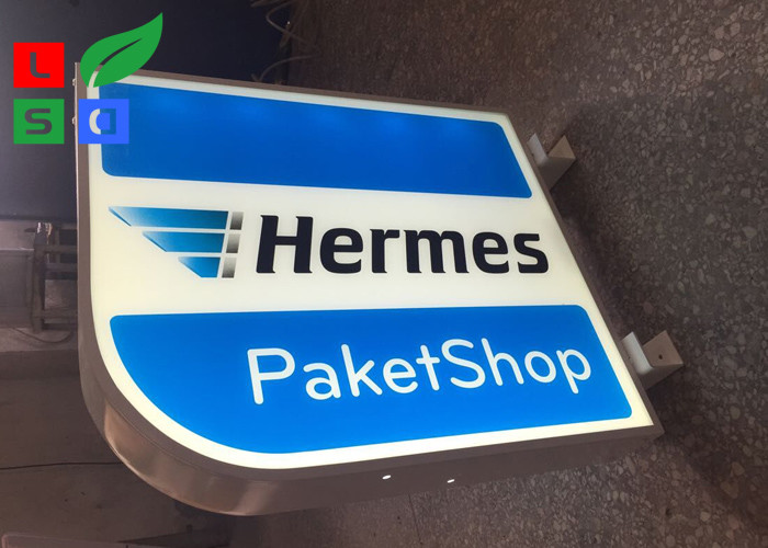 Aluminum White 6000K External 4x8 Lighted Sign Box 38W Wall Mount Light Box