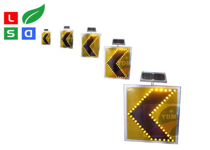 Portable 12V 10W Solar Powered Led Traffic Signs Solar Road Signs For ...
