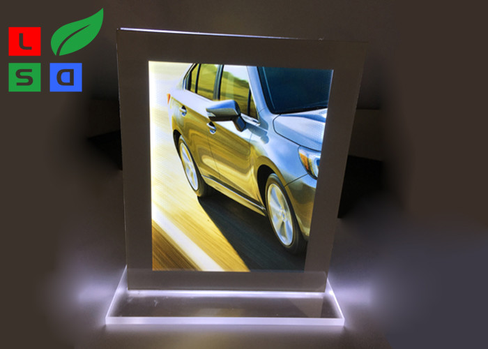 Double Sided LED Crystal Light Box A4 A5 Format Size For Countertop ...