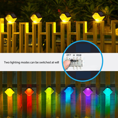 Human Body Sensor Control LED Solar Light Seven Colours Wall Ambient Light Outdoor