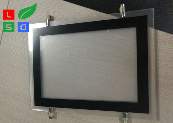 Suspension 3014 SMD LED Crystal Light Box 11mm thick For Window Poster Display