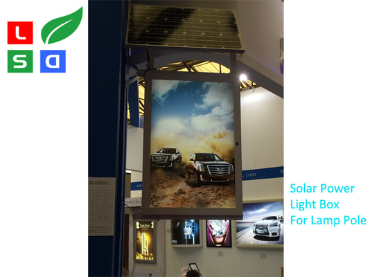 Double Sided 21W Solar Powered Digital Signs 900x600mm Solar Street Signs