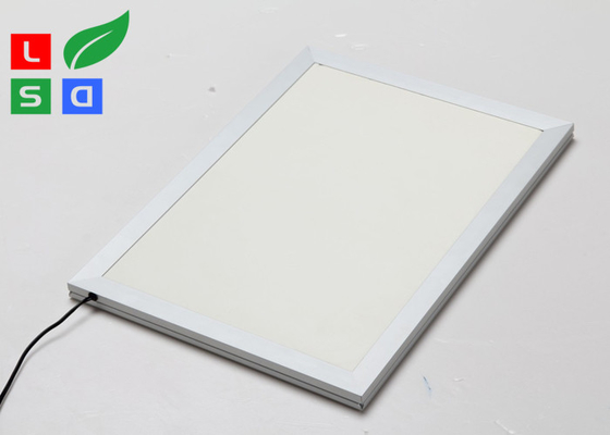 Super Thin 20mm Width LED Poster Frame wall mounted light box Customizable