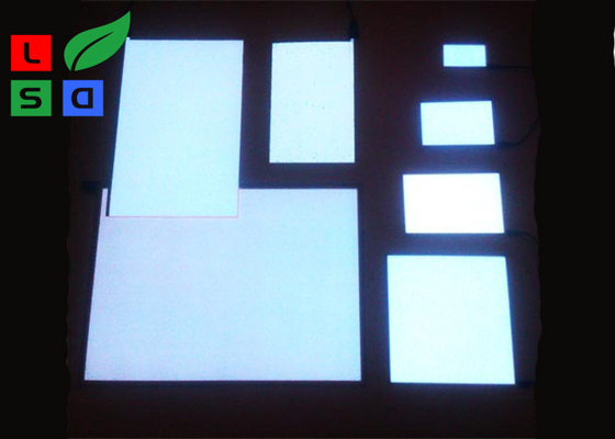 Warm White  AC100-240V EL Light Panel Customized ShapeROHS Approved