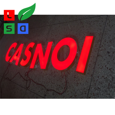 Waterproof IP65 DC12V Illuminated LED Channel Letter Sign Red Light Up Letters